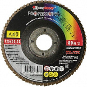 Круг лепестковый КЛТ1 (прям.) Profi 125*22 Р36 Луга 88280-А