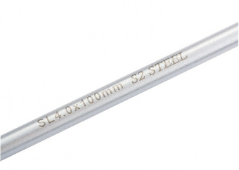 Отвертка Gross SL 4.0*100 мм S2 3х-компонентная рукоятка