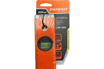 Уровень PATRIOT LRP-800 магнитный, алюминиевый фрезерованный, усиленный, 800мм   350005552