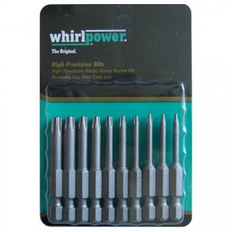 Набор бит Whirlpower 1/4" torx 50 мм 10 штук 96M-TX5001-WP