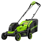 Газонокосилка аккумуляторная Greenworks GD24LM331  (24V, 33см, без АКБ и ЗУ) 2520607