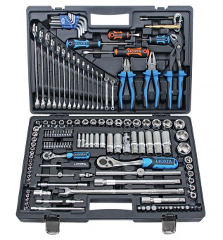 Набор инструмента Licota 1/4" и 1/2" 6 гр. 143 предмета  ALK-8009F