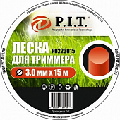Леска  P.I.T. для триммера 3,0мм*15м круглая  Р0223015 