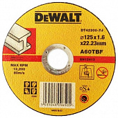 Круг отрезной Dewalt 125*22,2*1,6мм тип1 DT 42300-XJ