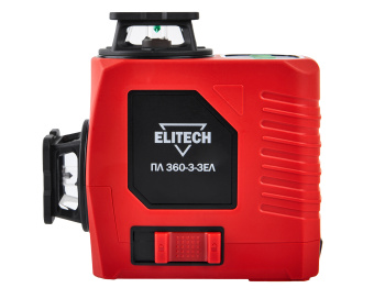 Нивелир Elitech ПЛ 360-3-ЗЕЛ