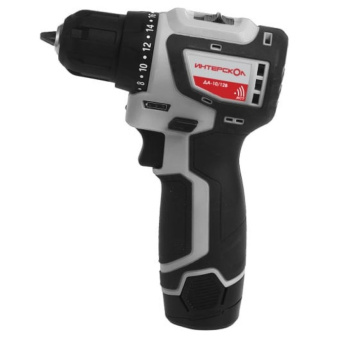 Шуруповерт аккумуляторный ИНТЕРСКОЛ ДА-10/12В МиниМАКС  687.1.2.70