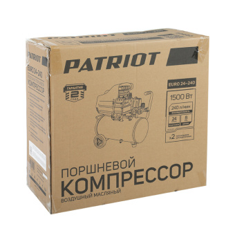 Компрессор PATRIOT EURO 24-240 К + набор пневмоинструмента КIТ 5В   525306366