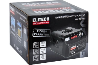 Устройство пуско-зарядн. Elitech EBC 50/180 (12/24В,1.2/7.0кВт,25/40А,40-700Ач,180А,14.5кг) 206814