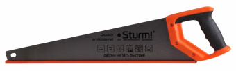 Ножовка Sturm по дереву,500мм,7-8 зуб на дюйм, каленый зуб, 3D 2100103