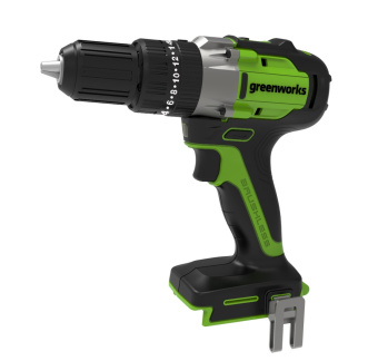 Дрель-шуруповерт ударный аккумуляторная Greenworks GD24DD60  3704107UA