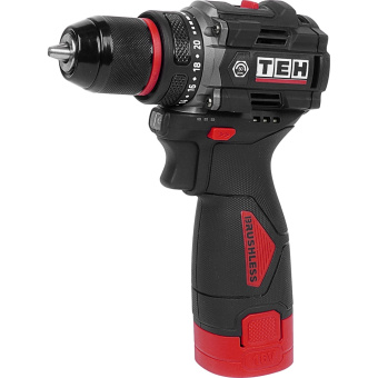 Шуруповерт аккум.TEH TDBL316-2B( патрон 10 мм.,16,8 V. 50Нм. 2 шт. Акб 2 Ач, ЗУ, кейс)