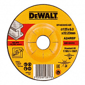 Круг обдирочный Dewalt 125*6,3мм Industrial DT42320Z-QZ