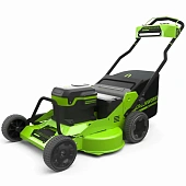Газонокосилка аккумуляторная Greenworks 82LM30S (82V, 76см, самоходн., без АКБ и ЗУ) 2519207
