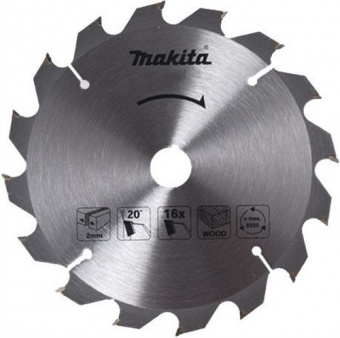 Диск пильный Makita 165*20*2,0*16Т D-09628