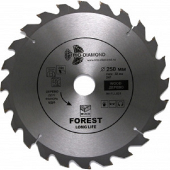 Диск пильный 250*24Т*32 TRIO DIAMOND FLL821