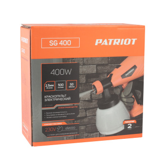 Краскопульт электрический PATRIOT SG400  170303400