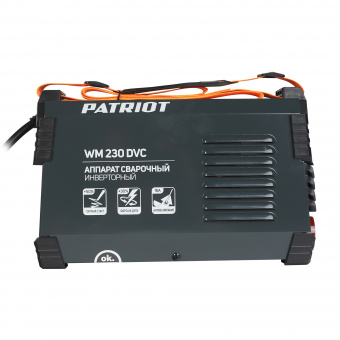 Сварочный аппарат инверторный PATRIOT WM 230 DVC MMA 605302024