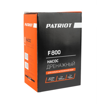 Насос PATRIOT дренажный F 800  315302467
