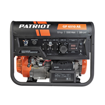 Бензогенератор PATRIOT GP 6510 AE   474101580