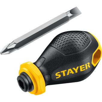 Отвертка STAYER "MaxFix" переставная PH2/SL6 32мм    2511_z02