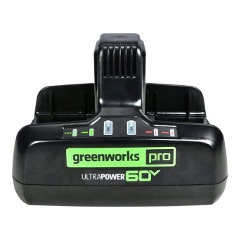 Зарядное устройство Greenworks G60DC10 (60V,10А) Быстрое для 2-х аккумуляторов 2954407
