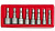 Набор головок 1/4" 8 предметов 5,5-13мм, высокие Yato 1443-YT
