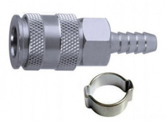 Переходник Ellitech 0704.018400 рапид (муфта) - елочка 10мм + кольцо 10х15мм,  188949