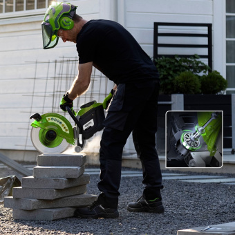 Бетонорез Greenworks 82PC14 1501307 без АКБ и ЗУ
