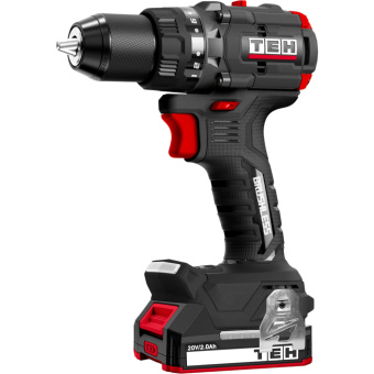 Дрель аккумуляторная 20V TEH TDBL1020-2B