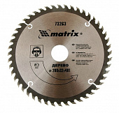 Диск пильный Matrix по дереву  200*32*48z+кольцо 30/32