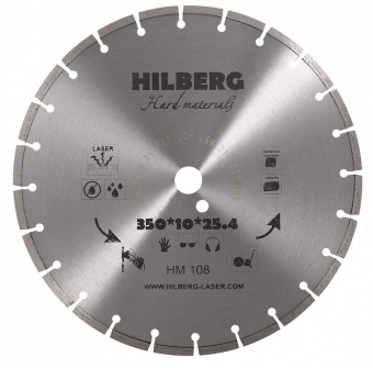 Диск алмазный TRIO DIAMOND 350*12*25,4 Hilberg Hard Material Лазер HM108