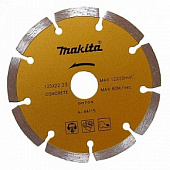 Диск алмазный Makita сегментный 125*22,23 бетон А-84115