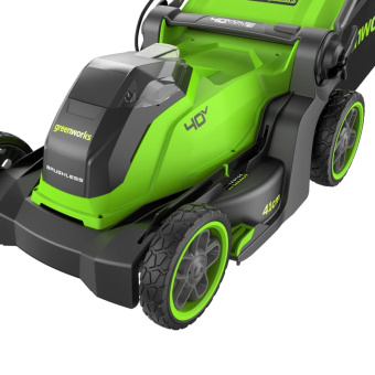 Газонокосилка акк. Greenworks GD40LM411 (40V, 41см, 1*АКБ 4Ач и ЗУ) 2521007UB