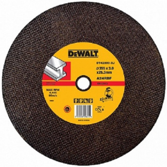 Круг отрезной Dewalt 355*25,4*3мм тип1 DT 42800-XJ