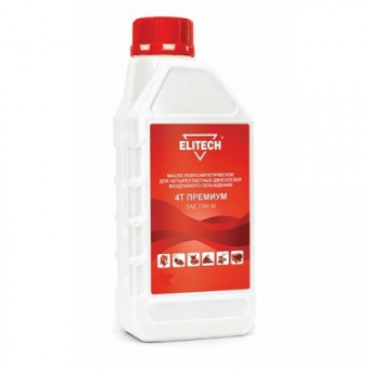 Масло Elitech 2001.000300 минеральное 4-х тактное 176455 