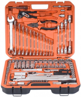 Набор инструмента АвтоДело 1/4"-1/2" 123 предмета Professional 39824-АД