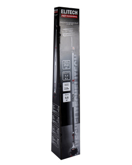 Высоторез бензиновый Elitech HD CS 2611PS (2т,25.6см3,0.8кВт,штанга разборная,2.8м,шина10",7.5кг) 