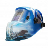 Маска сварщика Корунд-5 "Флот" черная (фильтр-хамелеон 2100V) 15469