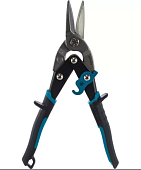 Ножницы по металлу 250мм Piranha прямые и левые усилен. рез.сталь CrMo 2-х комп. рук-ки Gross 78325