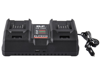 Зарядное устройство Elitech HD CS 1222 (д/ELP 10-20В, 6+6А HD Professional) 205799 (E0911.020.00)