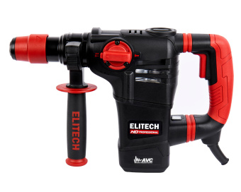 Перфоратор Elitech HD RH 1130E (SDS-plus;AVC;1100Вт;30мм;2реж;3.5Дж;2250/3320/3970уд/мин;4.9кг;чем)