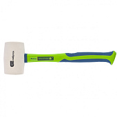 Киянка СИБРТЕХ резиновая, 680г белая резина, фибергласовая рукоятка   11168