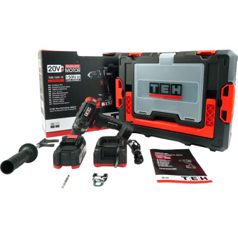 Дрель ударная аккумуляторная 20V TEH TDBL1520-1B
