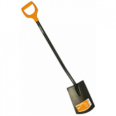 Лопата штыковая Fiskars Solid закругленное лезвие 1026683