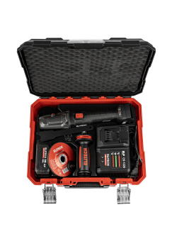УШМ аккум. ELITECH HD CAG 2012DSL удлин (20В,ELP,125мм,3500/7500/9500об/мин,1х4Ач,кейсESS) 210318