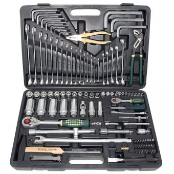 Набор инструмента 1/4"-1/2" 107 предметов  6-ти гр Force 41071-F