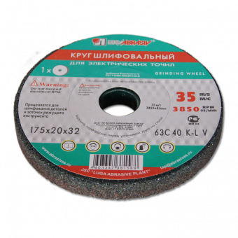 Круг шлифовальный по металлу Луга 175*20*32мм 73465