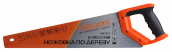 Ножовка Sturm по дереву,450мм,11-12 зуб на дюйм, каленый зуб 2100202