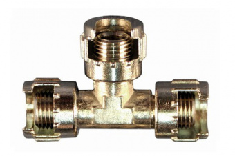 Переходник Ellitech 0704.003204  тройник Т-образный "байонет" (мама) 177525