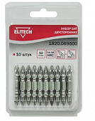 Бит Elitech двусторонних, 1штука, сталь S2, PH2-PH2 x 45мм 1820.069500